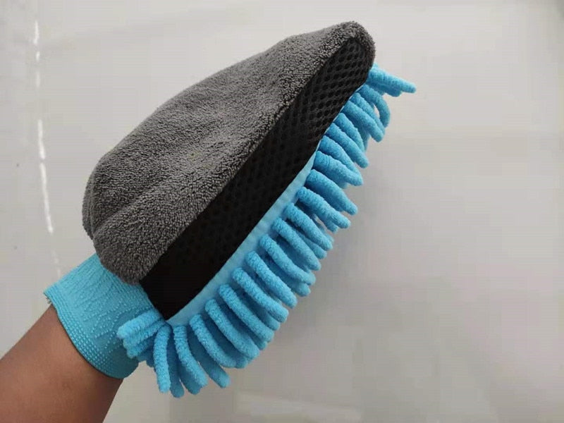 chenille handschuhe Waterproof Car Wash Microfiber Chenille Gloves – pureauto&detailing