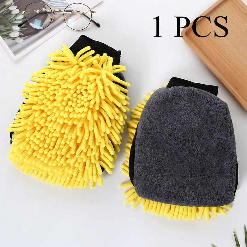 Wash Mitts For Car Washing Car Detailing Gloves Cleaning Mitt
