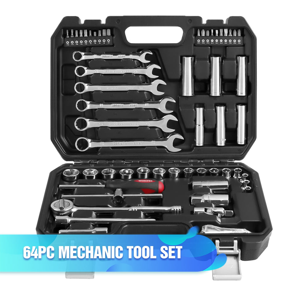 123PC New Mechanic Tool Set